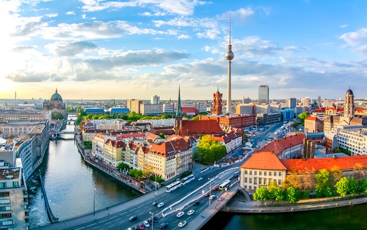 Panorama of the heart of Berlin